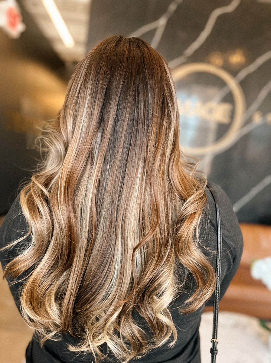 Extensiones largas con ondas